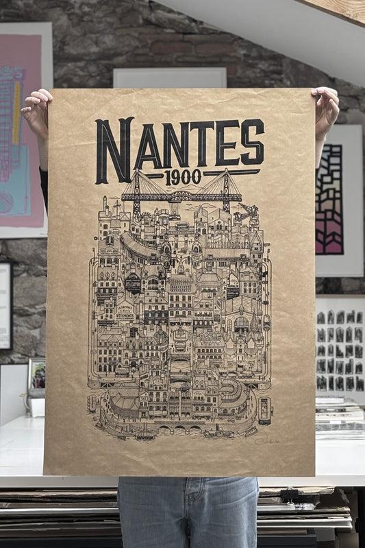 Nantes 1900 - épreuve - Tirage d'essai