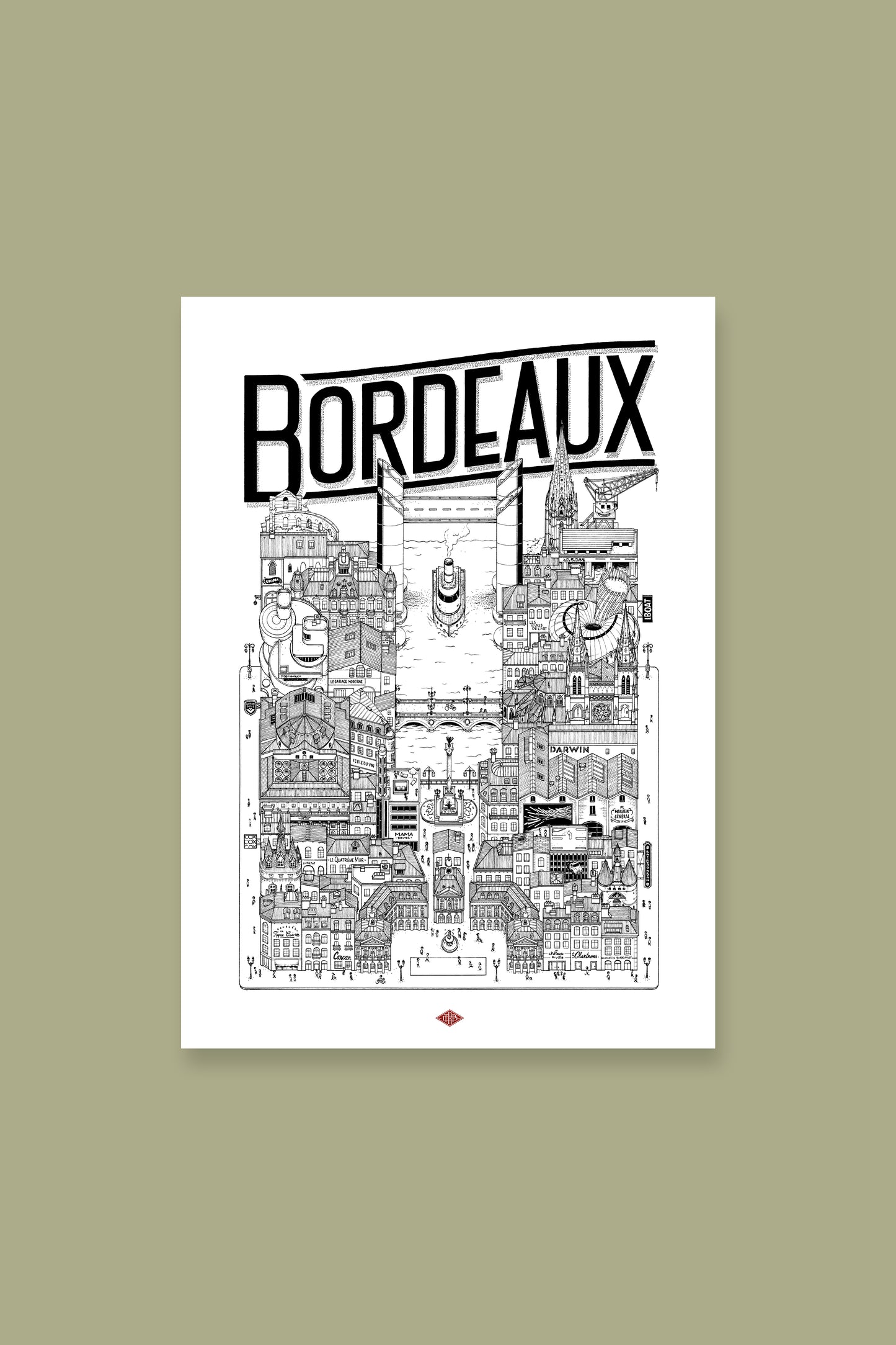 Affiche Bordeaux