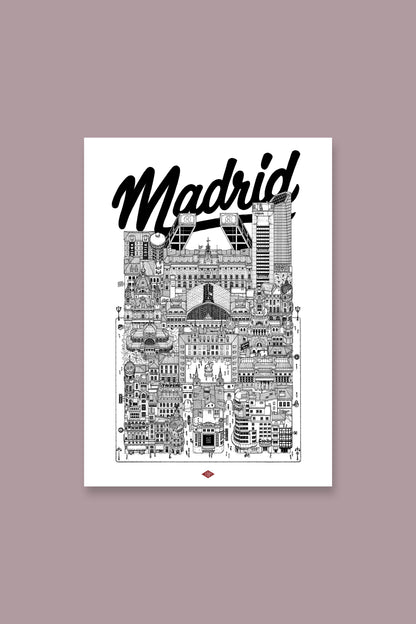 Affiche Madrid