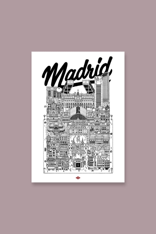 Affiche Madrid